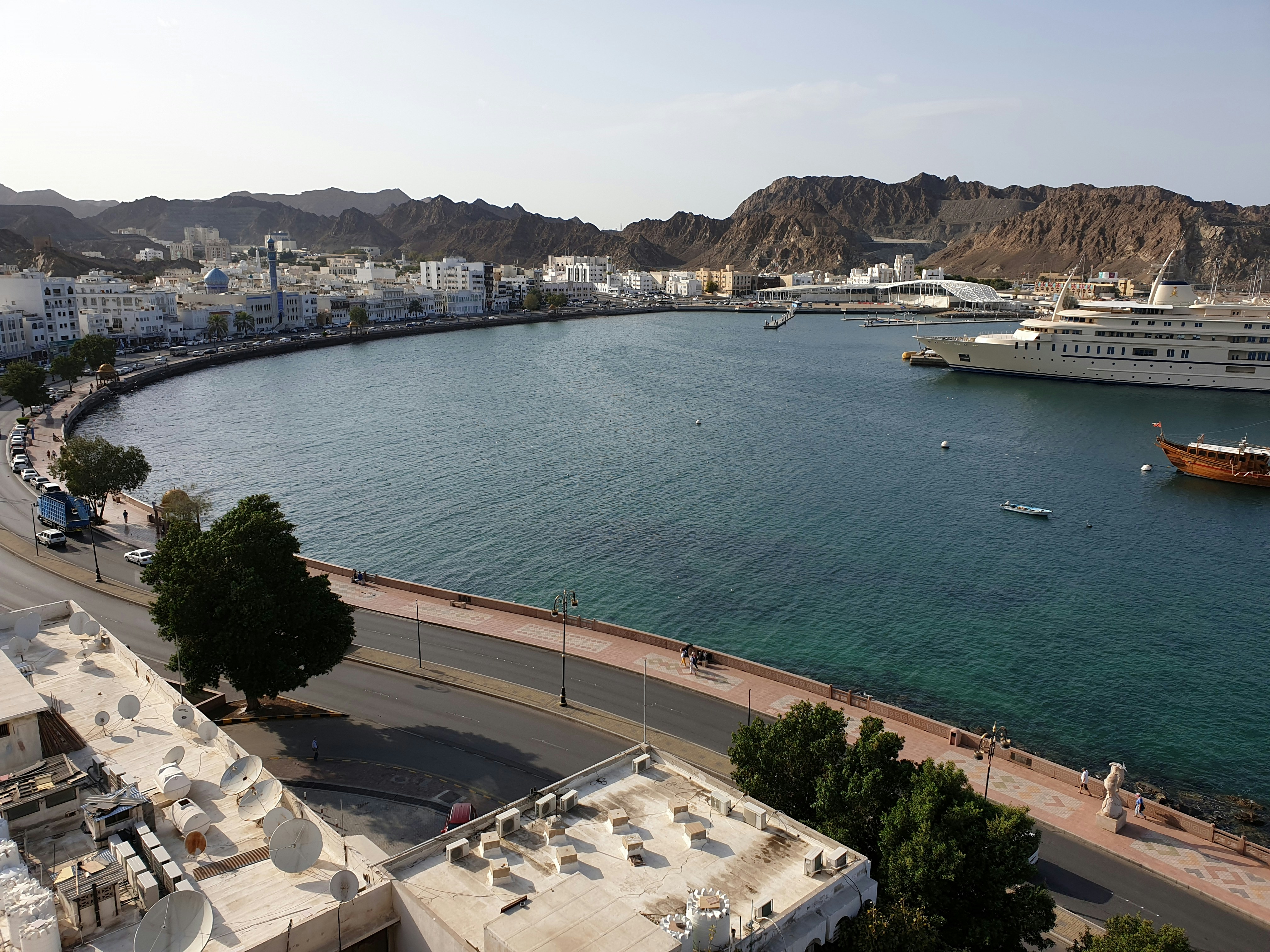 Traditional souq scene in Oman