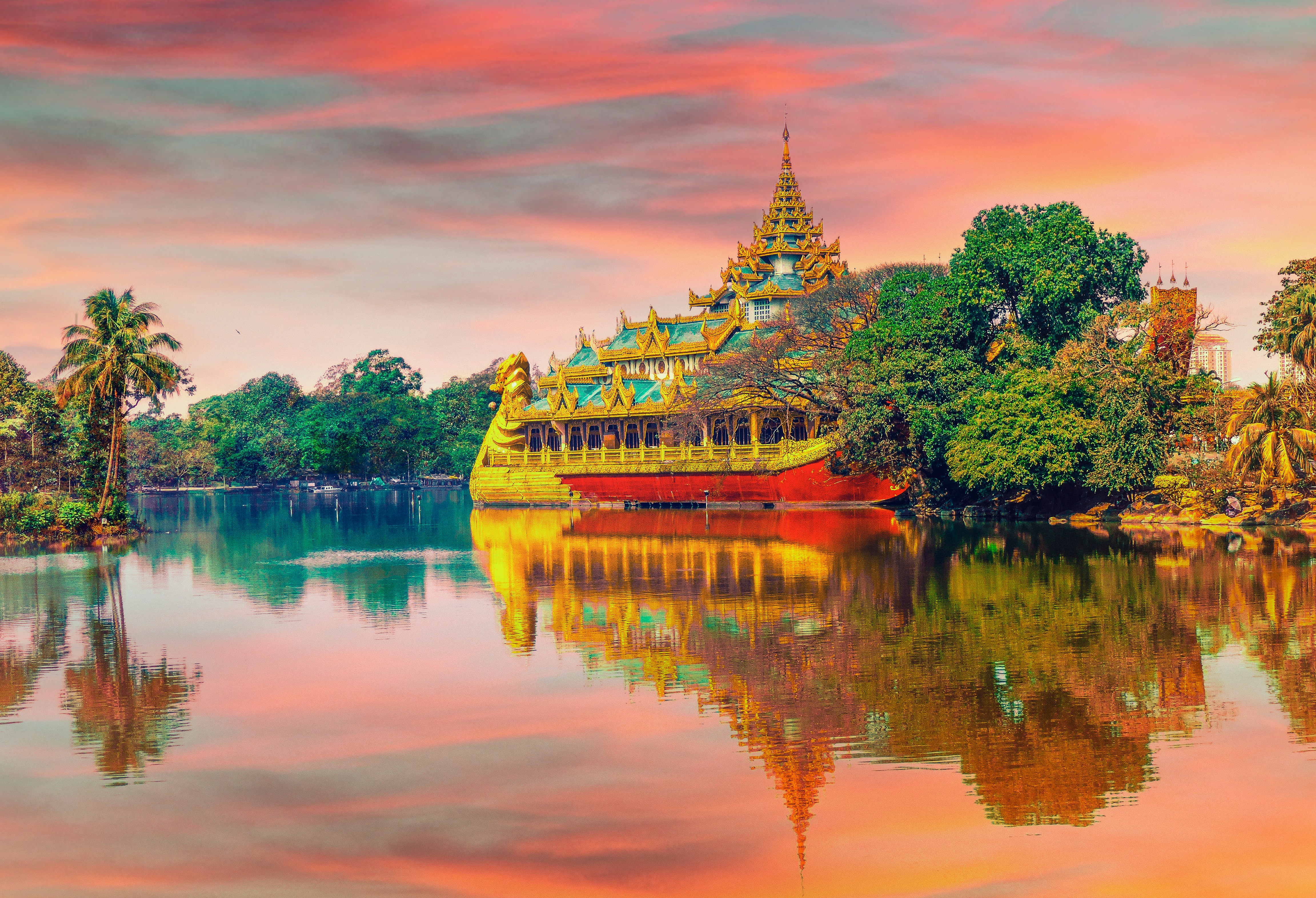Thailand floating market